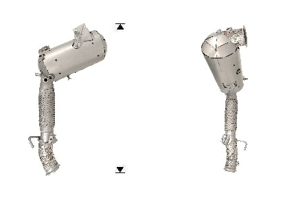 Filtre à particules bmw 118d 20td 18328589895-4